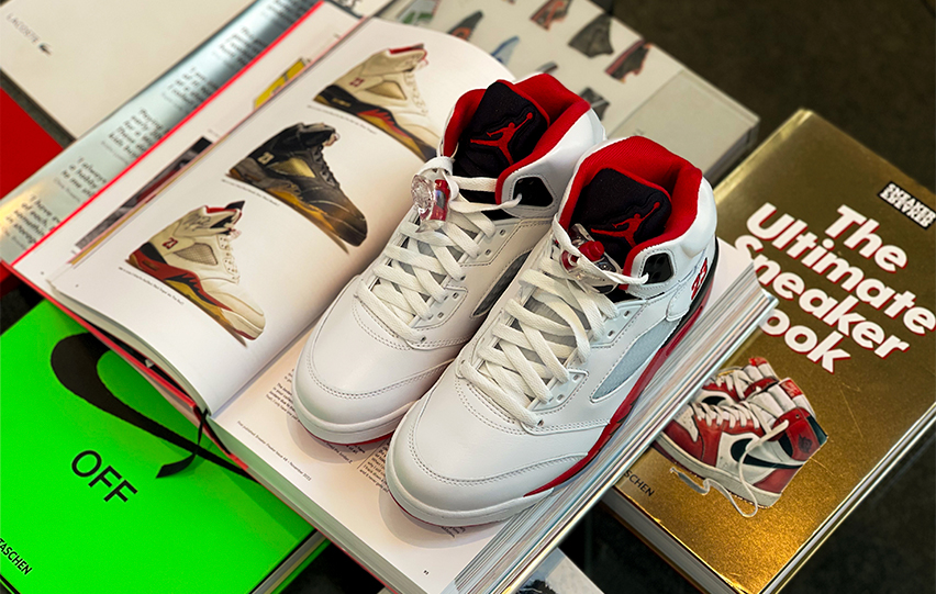 aj5 fire red 7